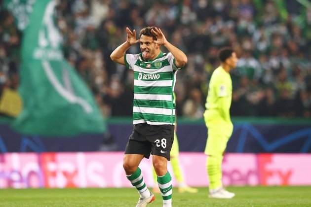 Pedro Gonçalves celebrando un gol con el Sporting de Portugal / Foto: Europa Press Pedro Gonçalves celebrando un gol con el Sporting de Portugal / Foto: Europa Press