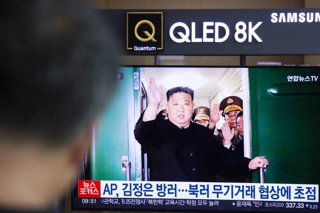 kim jong un televisio corea del nord tren efe kim jong un televisio corea del nord tren efe