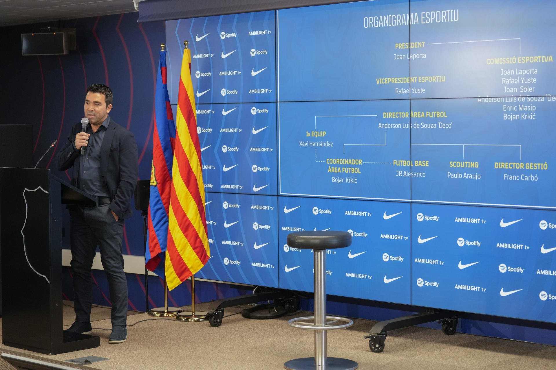Deco no perdona Xavi Hernández, que va ajudar Pep Guardiola a fer-lo fora del Barça