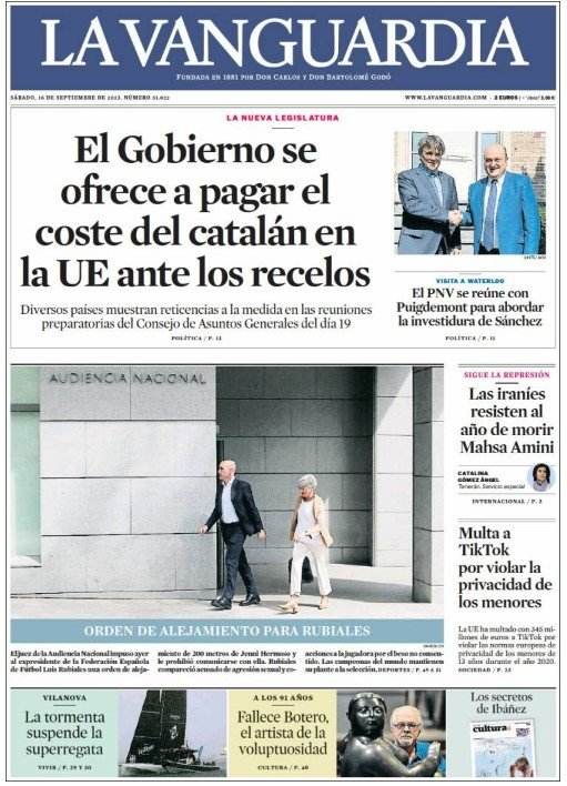 la vanguardia 16 setembre la vanguardia 16 setembre