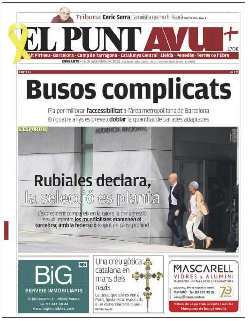 el punt avui 16 setembre el punt avui 16 setembre