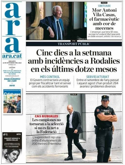 ara 16 setembre ara 16 setembre
