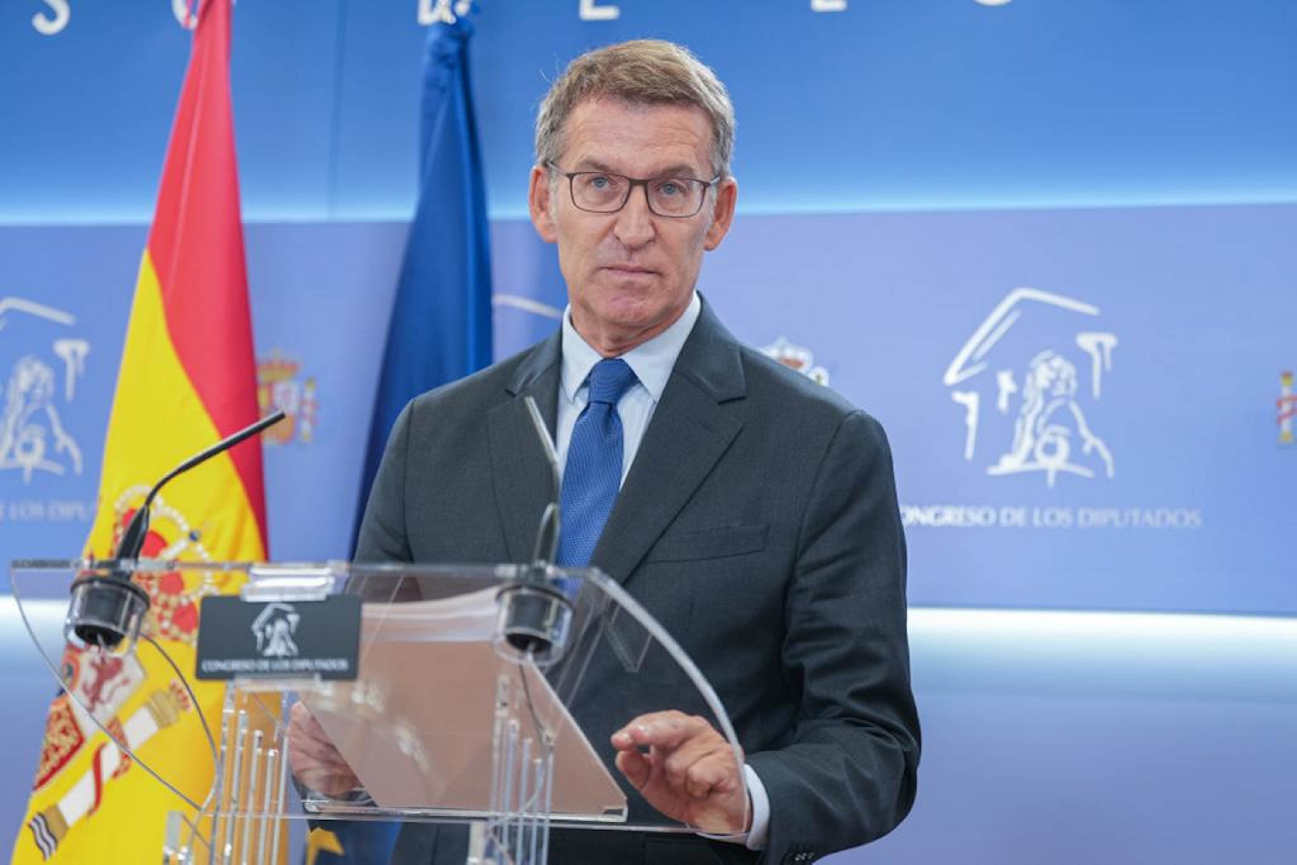 Feijóo se reunirá con la patronal y sindicatos en su campaña contra la amnistía