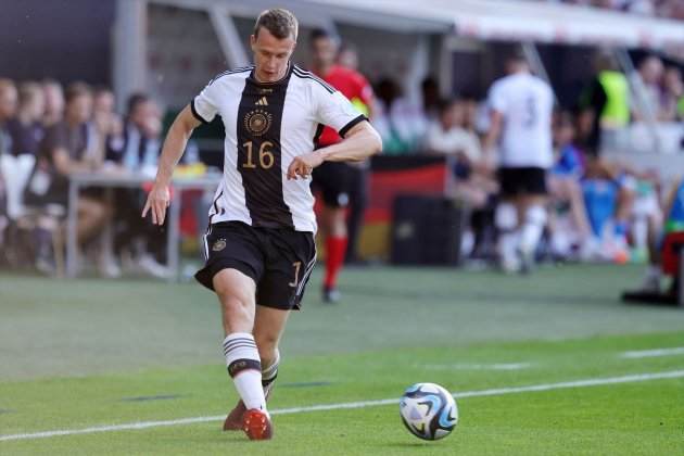 Lukas Klostermann durant un partit amb la seleccion alemanya / Foto: Europa Press