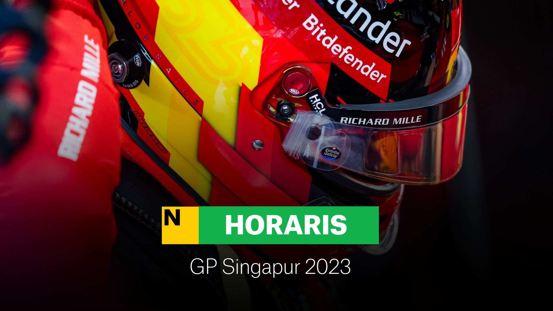 F1 GP Singapur: Horario y dónde ver la carrera de la Fórmula 1 2023 con Alonso y Sainz