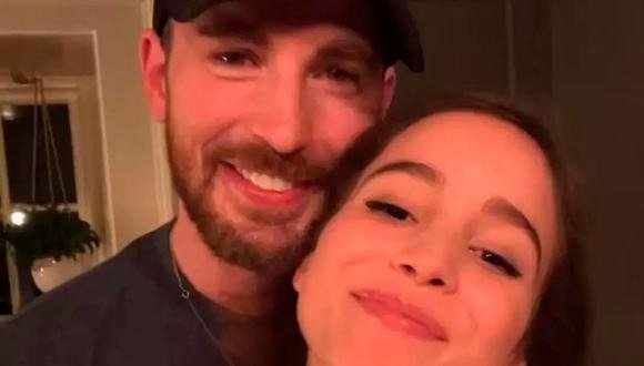 Chris Evans y Alba Baptista Chris Evans y Alba Baptista