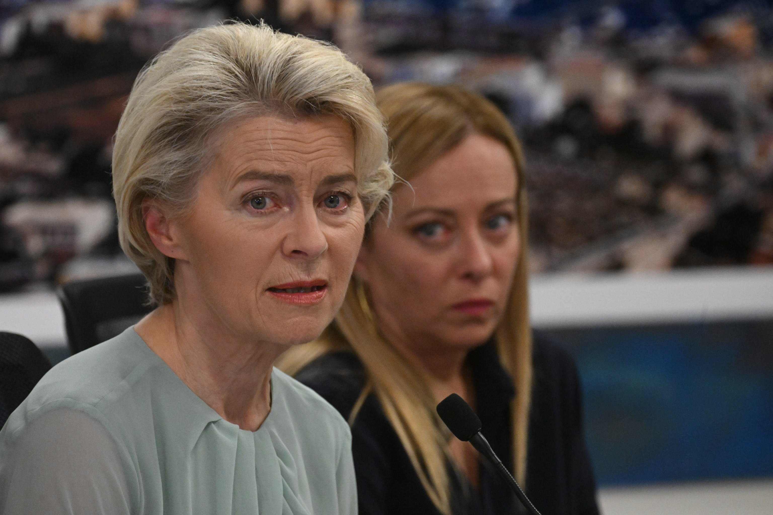 Von der Leyen anuncia a Lampedusa un plan europeo ante la crisis migratoria de Italia