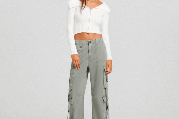 Pantalons càrrec cotó tires
