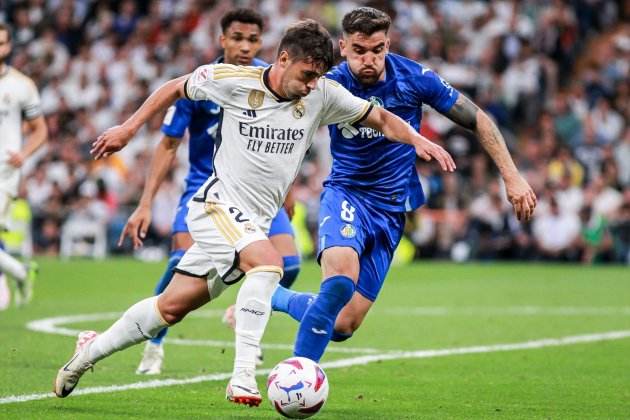 Brahim Díaz Real Madrid Getafe / Foto: Europa Press - Irina R. Hipolito