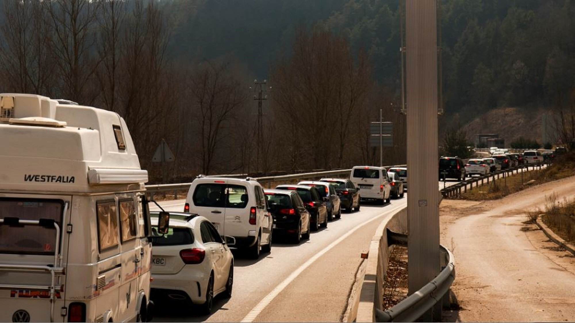 Catalunya té 2.195 km de carreteres amb punts negres
