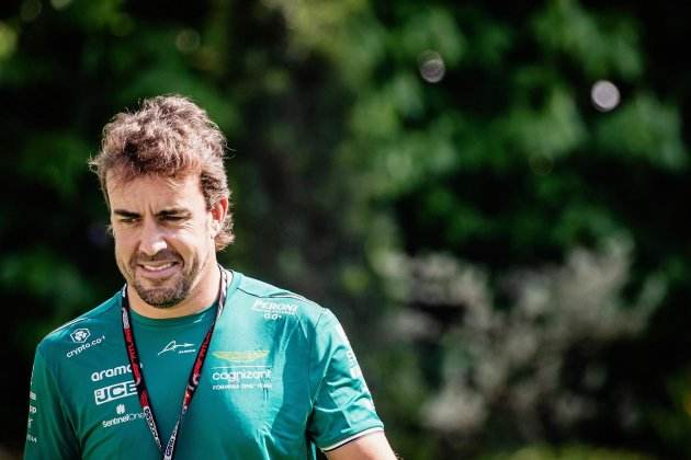 Fernando Alonso rient / Foto: EFE