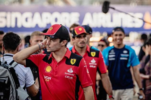 Charles Leclerc Carlos Sainz / Foto: EFE