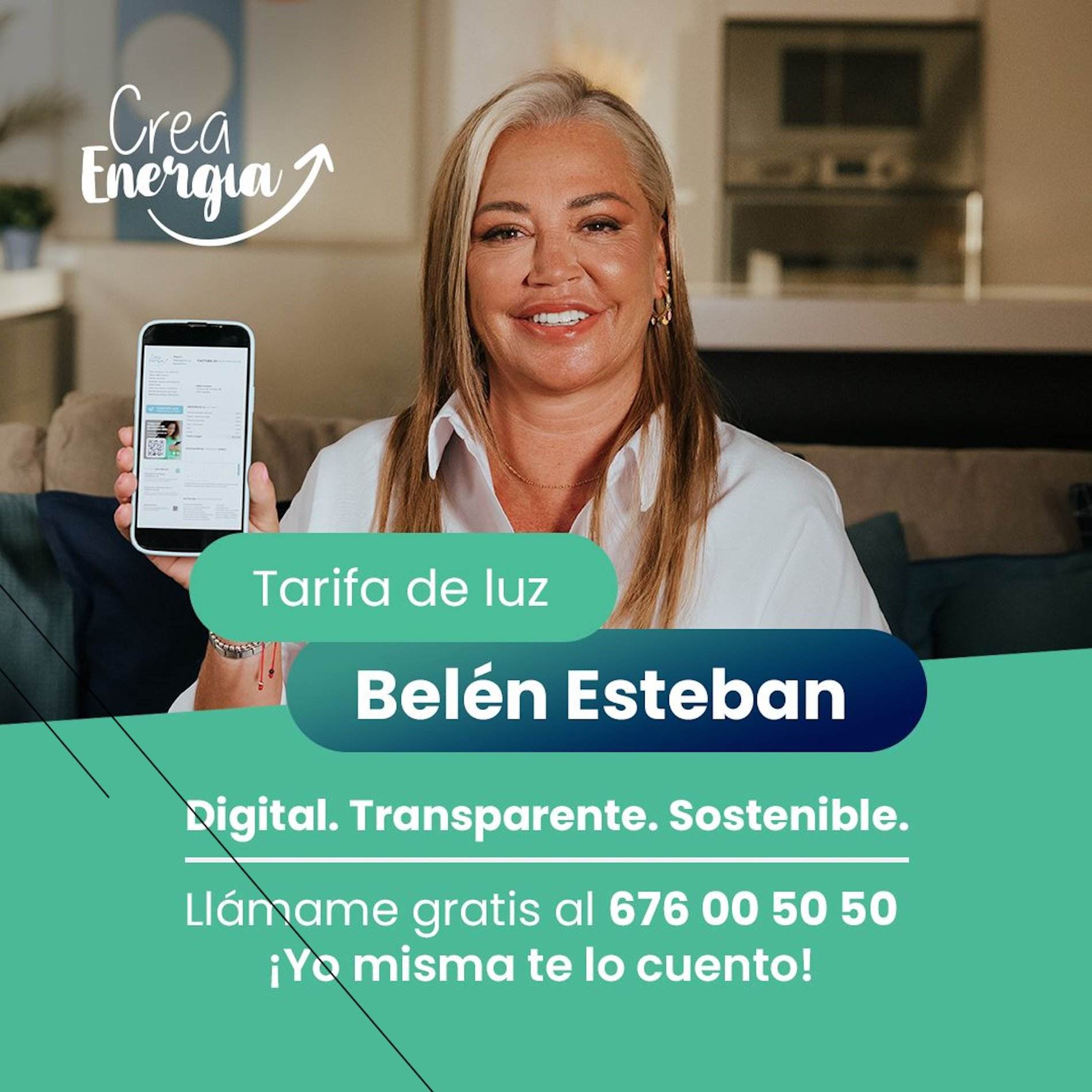 CreaEnergia lanza la tarifa ‘Belén Esteban’ para “revolucionar” el mercado eléctrico