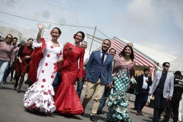 Inés Arrimadas Sonia Sierra Lorena Roldan Feria de Abril / Cs