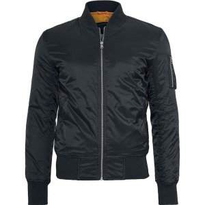 Bomber jaqueta negre