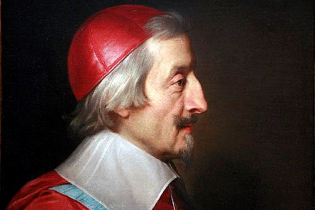 Cardenal Richelieu. Font Musee desde Beaus Arts de Strasbourg