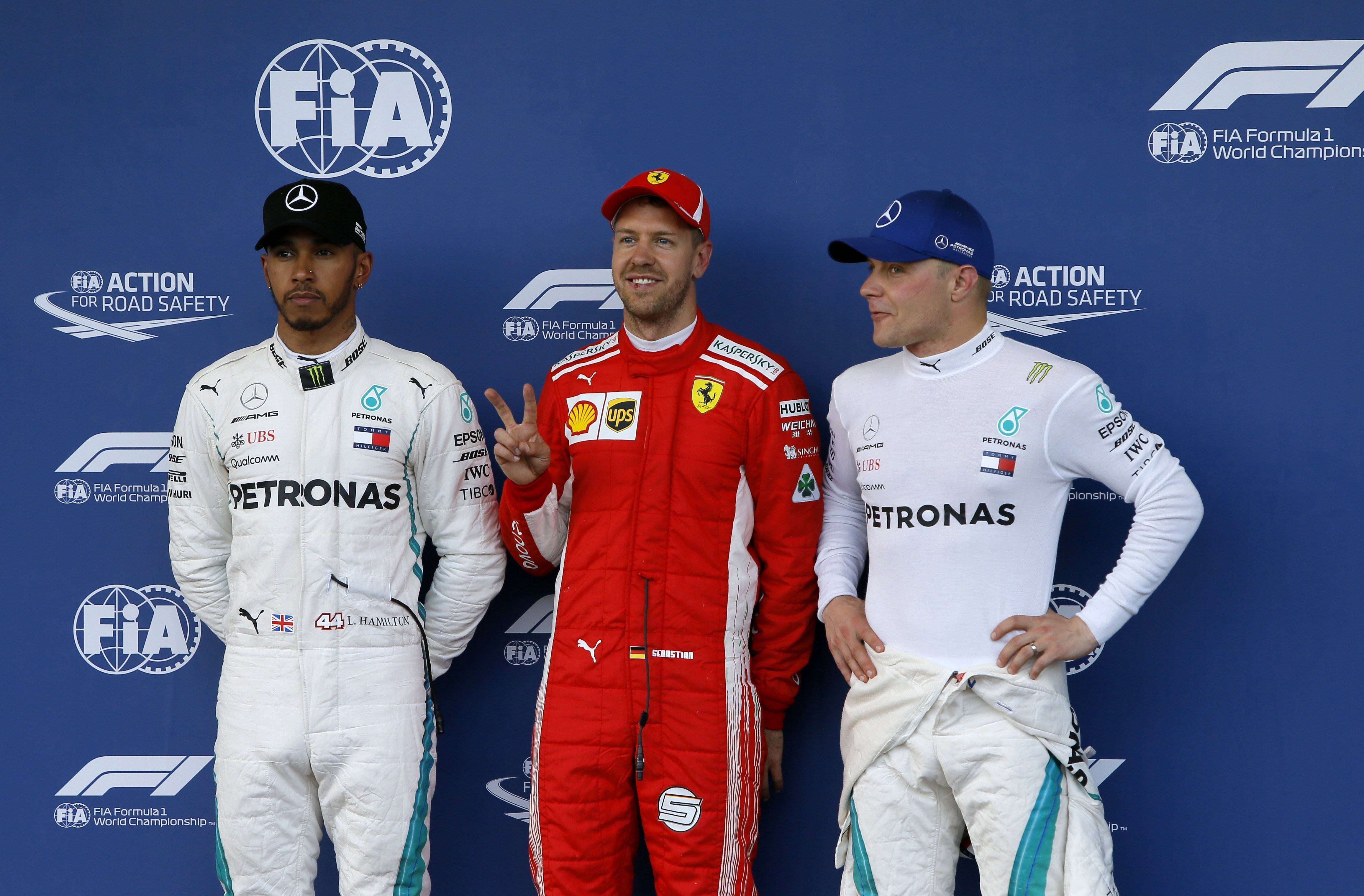 Tercera pole consecutiva de Vettel y dominio en Azerbaiyán
