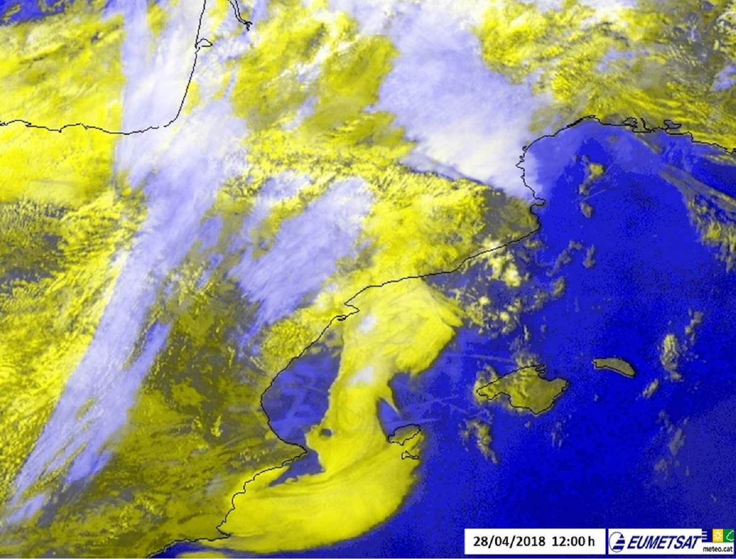 Claros y nubes y bajada de temperaturas en Catalunya