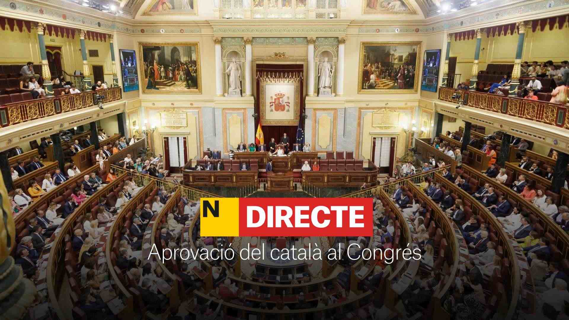 Aprovació definitiva del català al Congrés, DIRECTE
