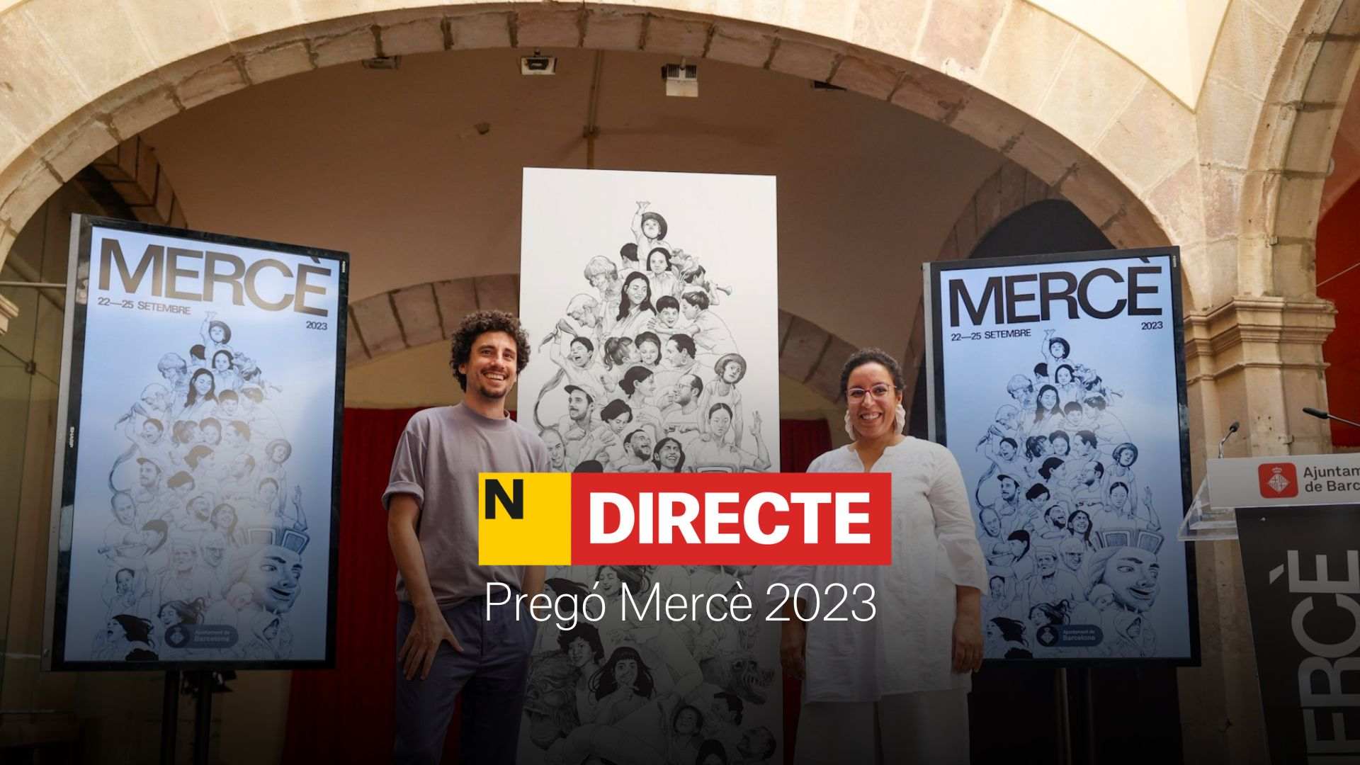 Pregó de la Mercè 2023 a càrrec de Najat el Hachmi, DIRECTE