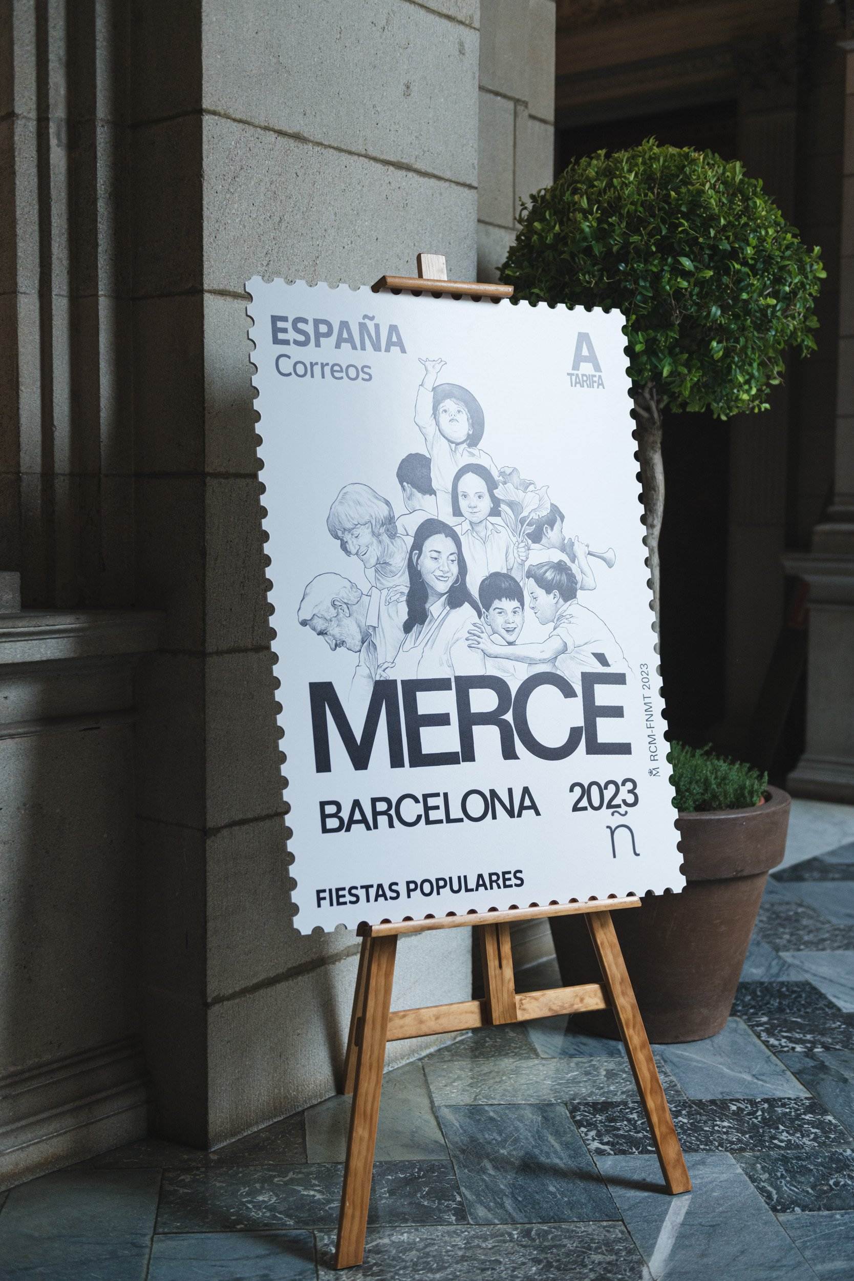 Correus lanza un sello dedicado a las fiestas de la Mercè 2023