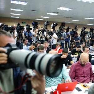 Mitjans comunicació expectació mediàtica futbol Barça Sergi Alcàzar Mitjans comunicació expectació mediàtica futbol Barça Sergi Alcàzar
