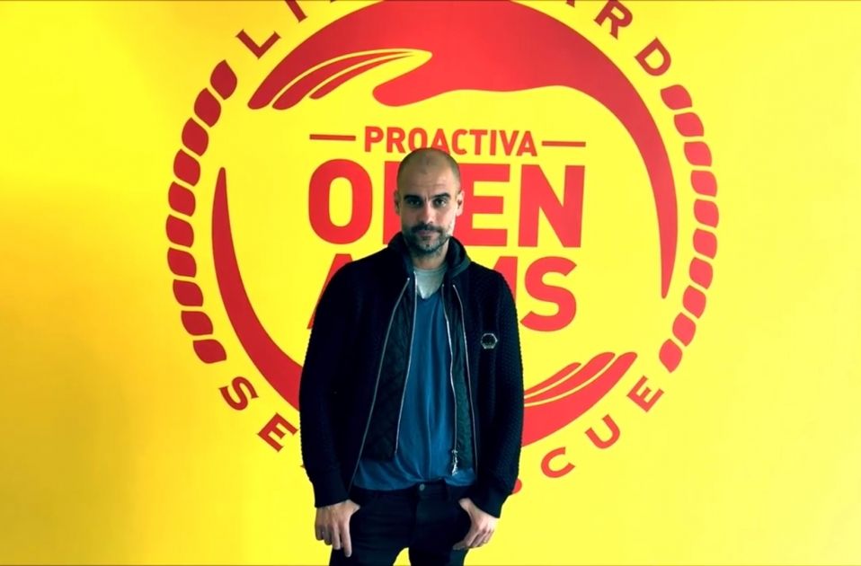 Pep Guardiola Proactiva Open Arms Captura pantalla