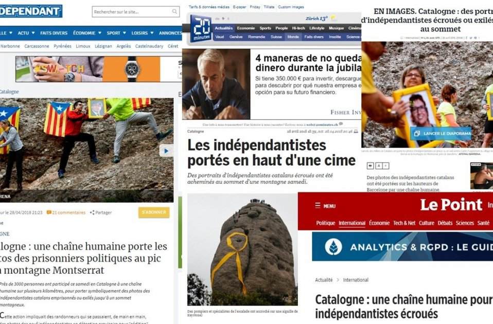 premsa francesa cadena presos politics