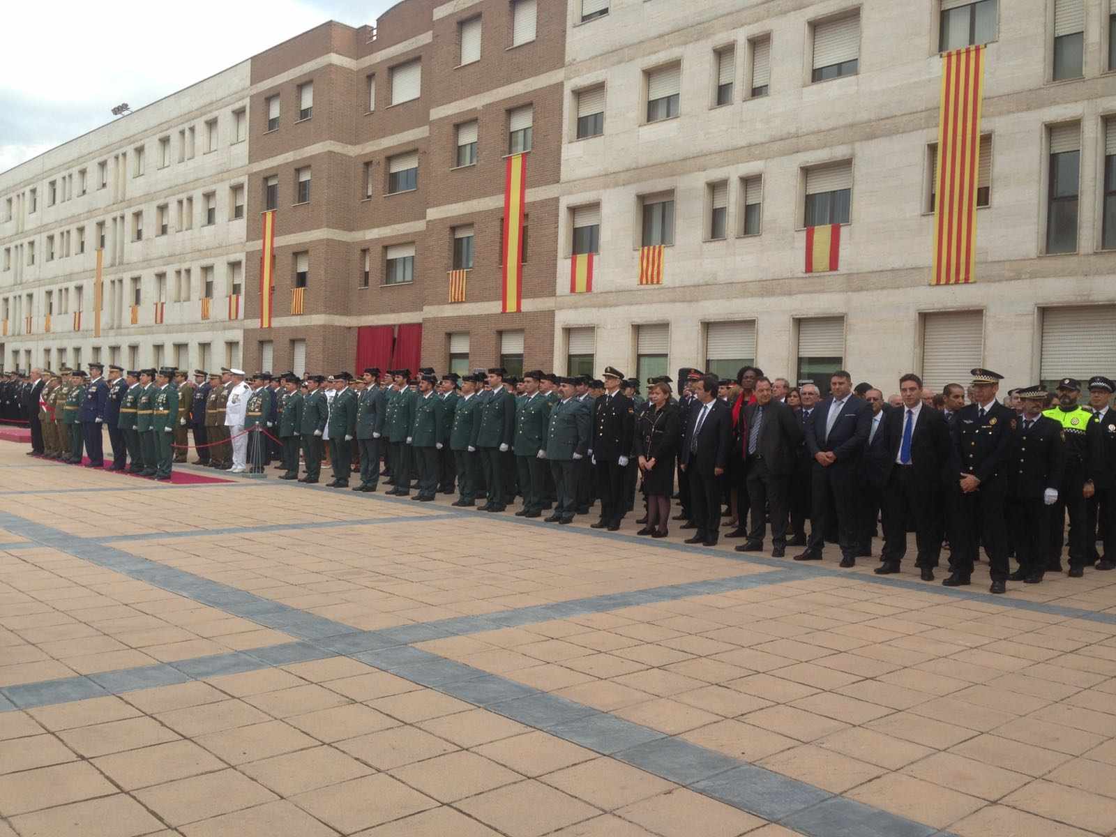 La Guàrdia Civil treu tota l'artilleria per celebrar la patrona