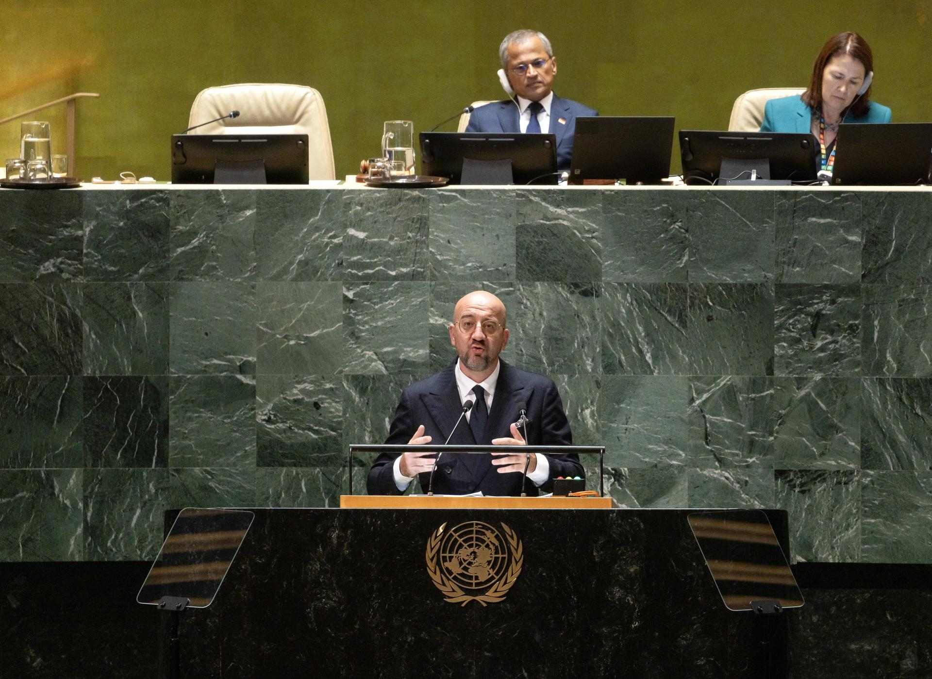 La UE aboga por limitar el derecho a veto de Rusia en el Consejo de Seguridad de la ONU
