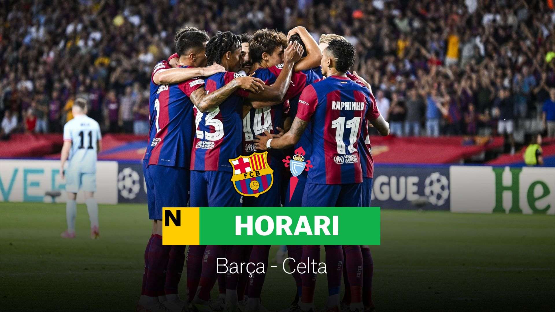 Barcelona - Celta: Alineación, horario y dónde ver por TV hoy el partido de LaLiga