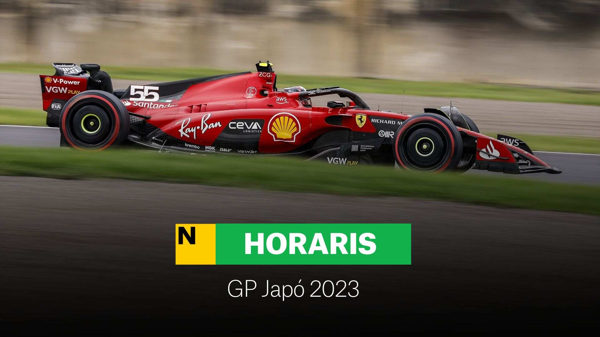 F1 GP Japó: Horari i on veure per TV la Fórmula 1 2023 amb Alonso i Sainz