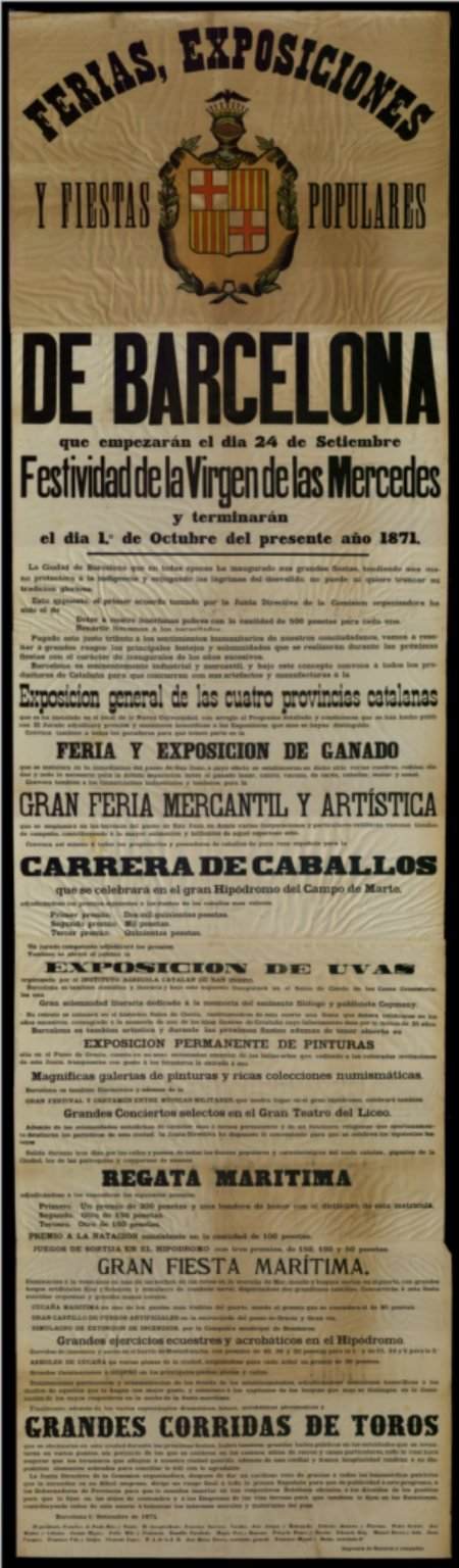 CARTEL MERCE ANTIGUO 1871
