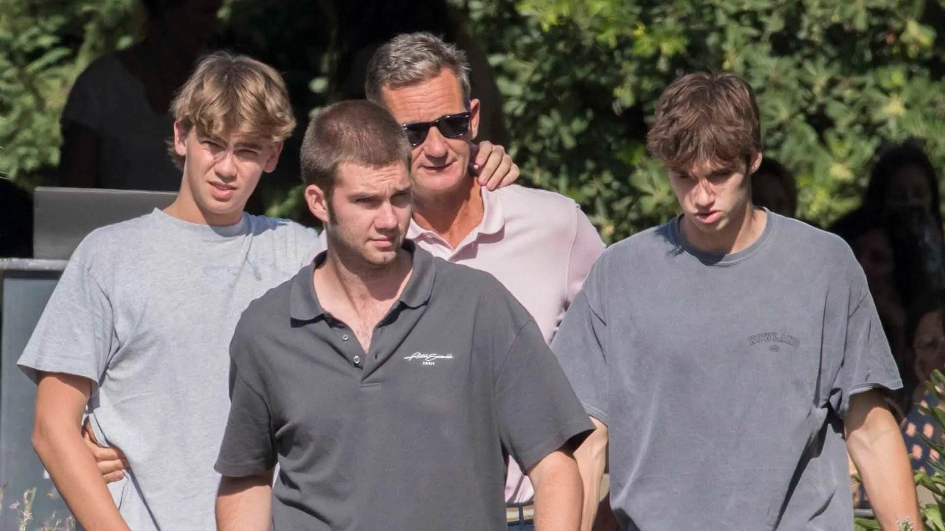Iñaki Urdangarin y sus hijos Iñaki Urdangarin y sus hijos