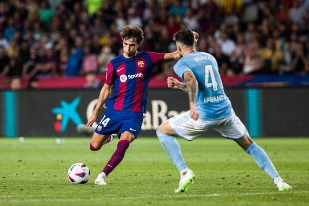 Joao Félix chuta Barça Celta / Foto: Europa Press - Javier Borrego