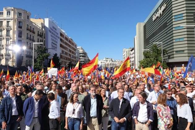 Acte PP contra amnistía, Aznar, Feijoo, Ayuso, Almeida EP