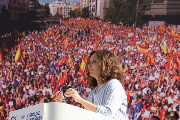 acto PP contra amnistía Isabel Díaz Ayuso EP acto PP contra amnistía Isabel Díaz Ayuso EP