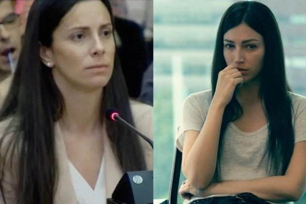 Rosa Peral y Úrsula Corberó interpretándola en El cuerpo en llamas Rosa Peral y Úrsula Corberó interpretándola en El cuerpo en llamas