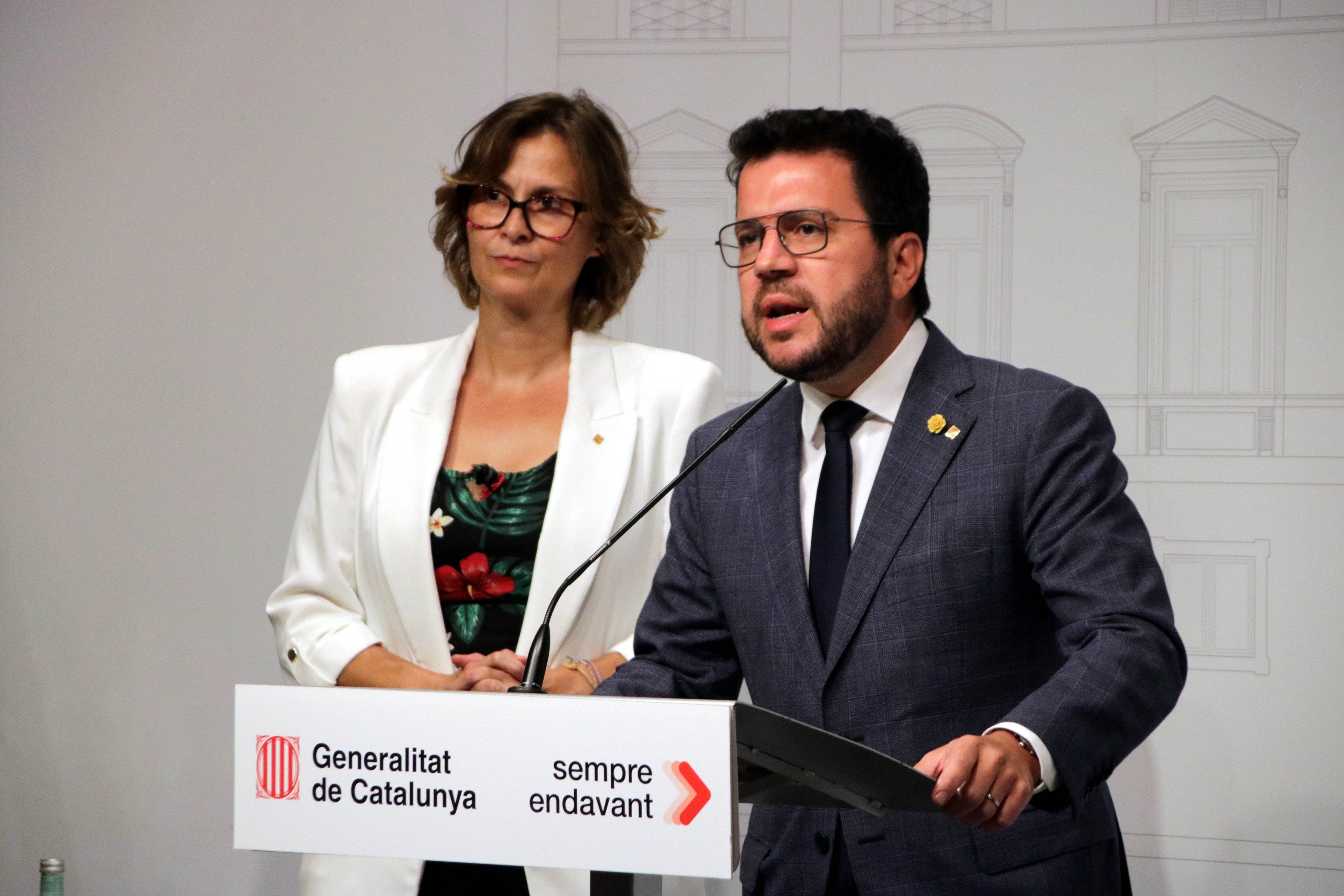 Aragonés tilda el acto del PP contra la amnistía de "manifestación de odio y venganza contra Catalunya"