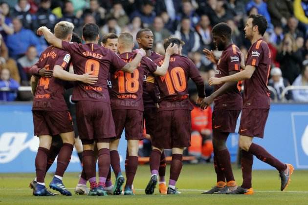Barça Deportivo piña gol EFE