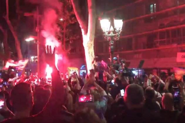 Canaletes celebració doblet Barça Captura pantalla
