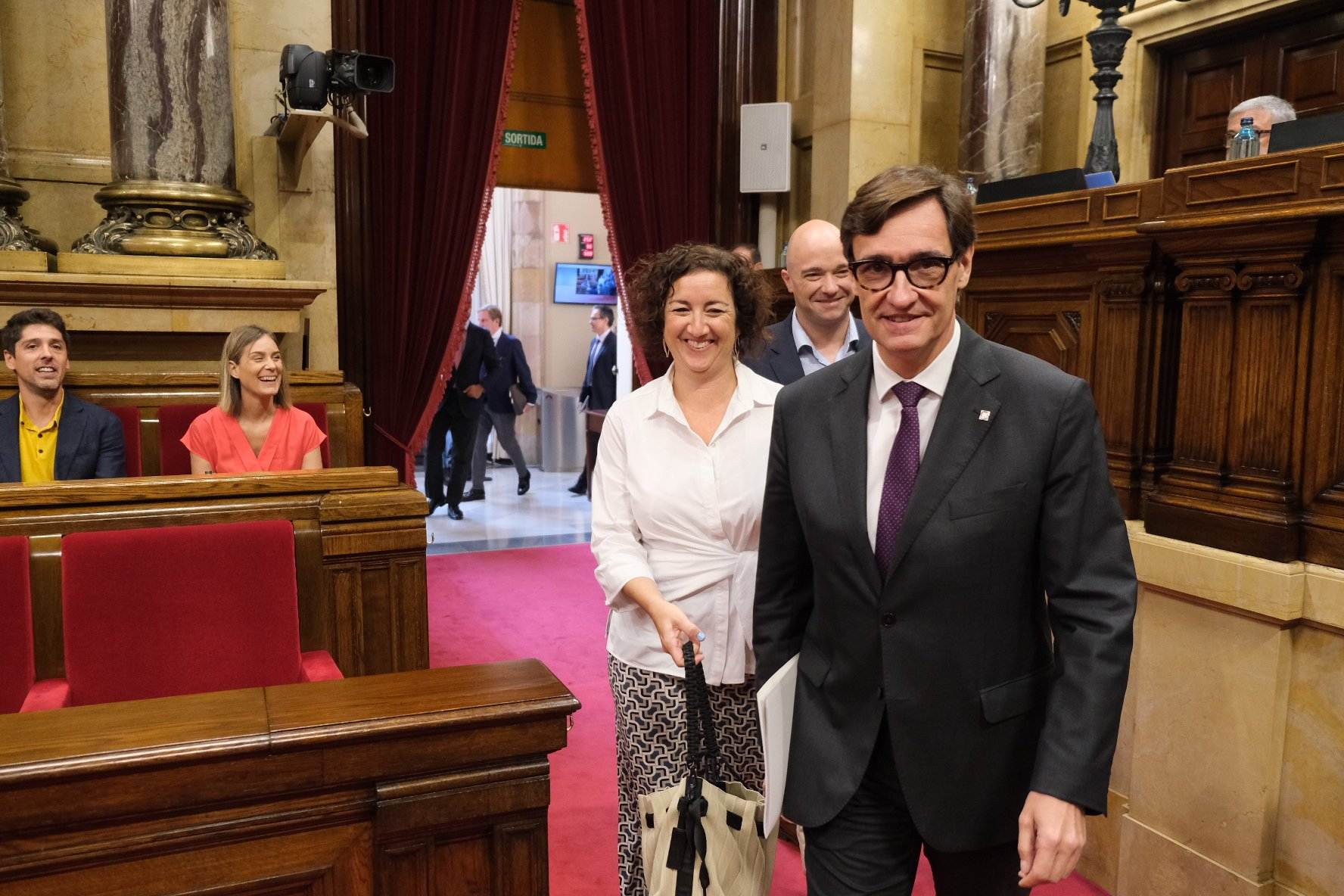 Salvador Illa al debat de política general al Parlament de Catalunya. Carlos Baglietto