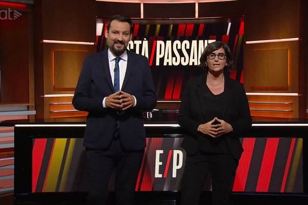 Òscar Andreu i Natxa Ferré TV3