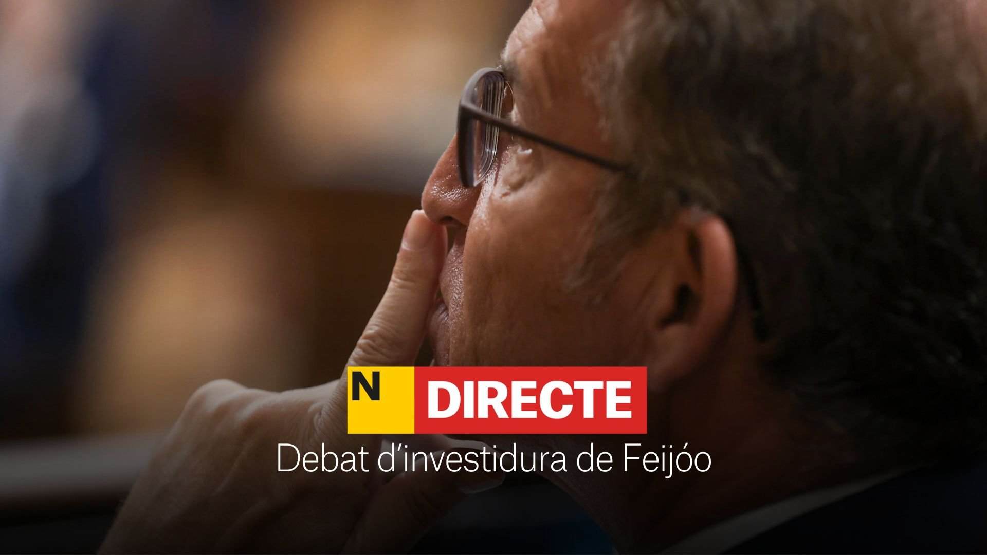 Investidura de Feijóo,DIRECTO | Discursos y última hora del debate en el Congreso de los Diputados