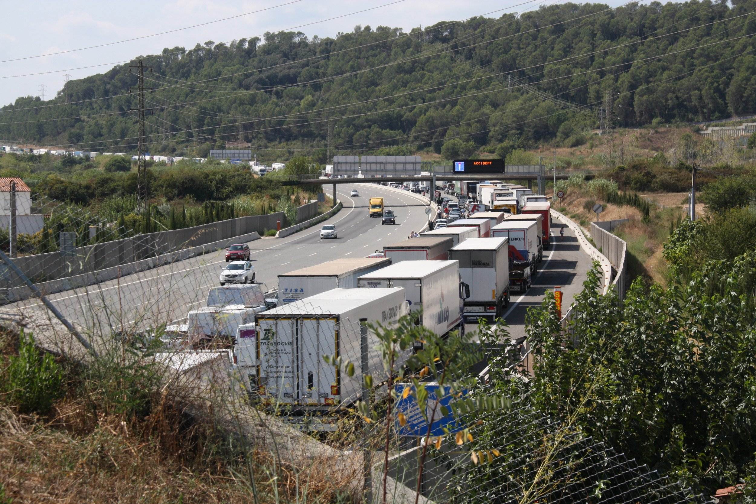 Muere una joven de 24 años en un accidente de tráfico en Sarrià de Ter