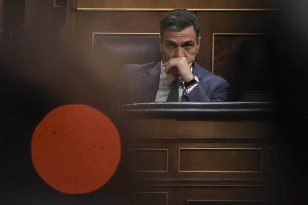Pedro Sánchez, líder socialista debat investidura Feijóo. EFE Pedro Sánchez, líder socialista debat investidura Feijóo. EFE
