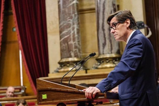 El primer secretari del PSC, Salvador Illa, al debat de política general al Parlament de Catalunya / Carlos Baglietto El primer secretari del PSC, Salvador Illa, al debat de política general al Parlament de Catalunya / Carlos Baglietto