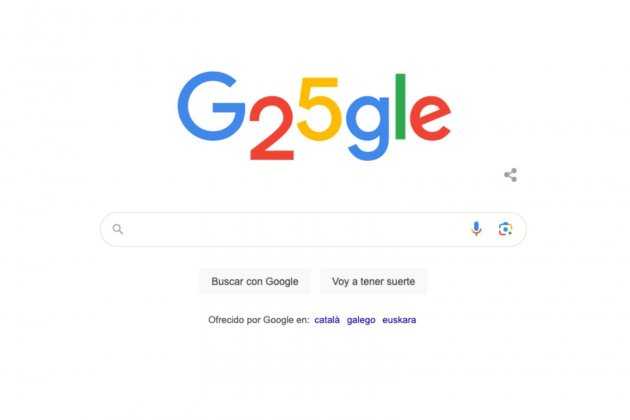 google cumple 25 años 1