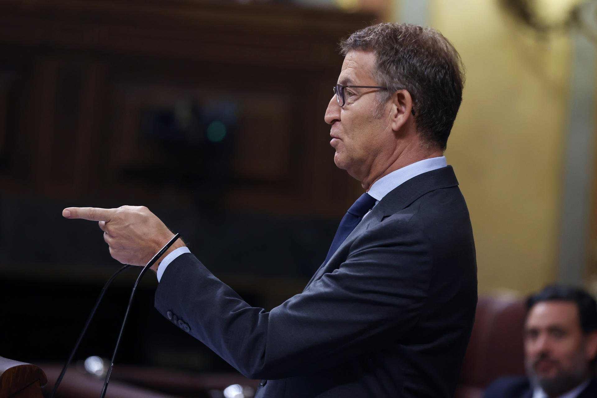 Alberto Núñez Feijóo, investidura. EFE Alberto Núñez Feijóo, investidura. EFE