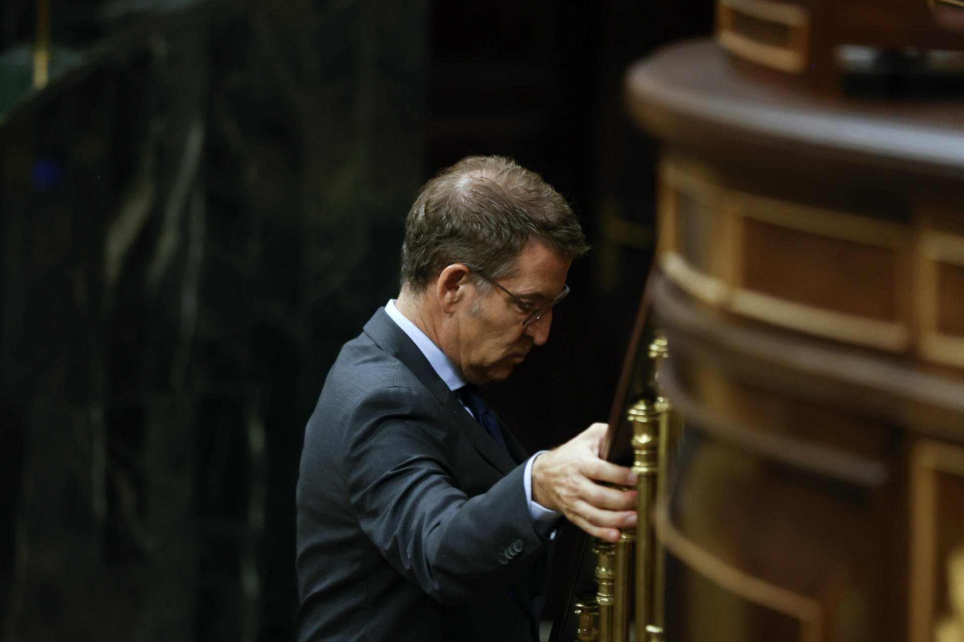 El Congreso aborta el primer intento de investidura de Feijóo en un debate pendiente de Puigdemont